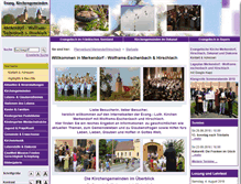 Tablet Screenshot of merkendorf-evangelisch.de